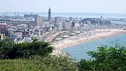 Le Havre - la plage en été.