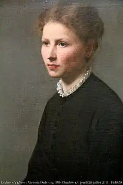 Portrait de Mlle&nbsp;Charlotte Dubourg (1870), musée de Grenoble.