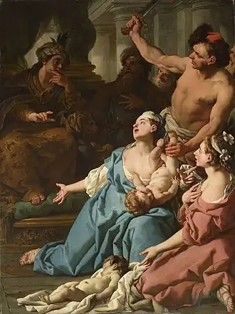 Le Jugement de Salomon, Jean-François de Troy (1742).