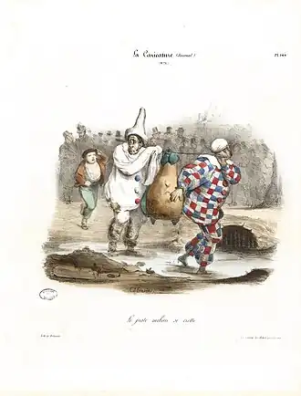 Lithographie coloriée.