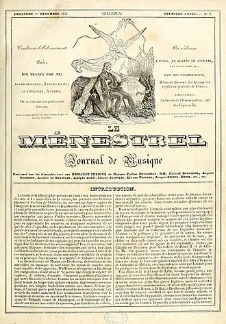 Image illustrative de l’article Le Ménestrel