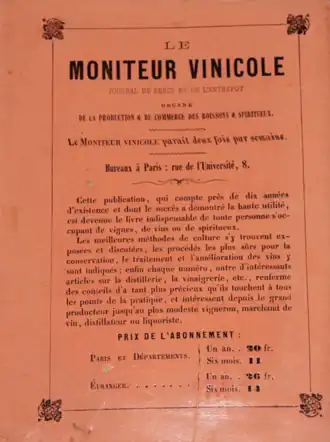 Image illustrative de l’article Moniteur vinicole