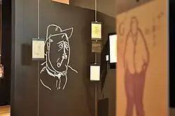 Cliché du Musée Guillaume Apollinaire à l'abbaye de Stavelot en février 2019