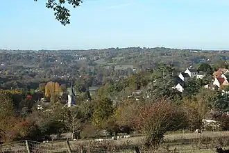 Vue générale de la commune en 2009.