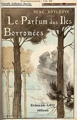 Le Parfum des îles Borromées éd. 1908, illusration de Juan E. Hernandez Giro.