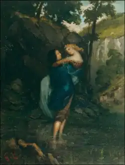 Le Passage du gué (vers 1841).