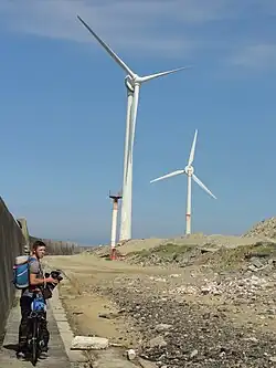 Le parc éolien du Portel, renouvelé depuis.