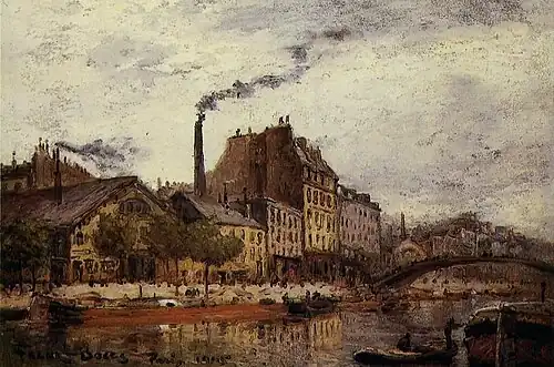Le Quai de Valmy, Frank Myers Boggs (1905).