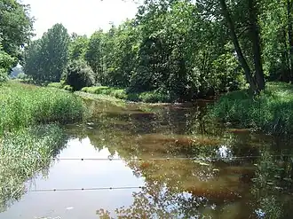 Le Raam à Gassel, à droite le canal anti-tank