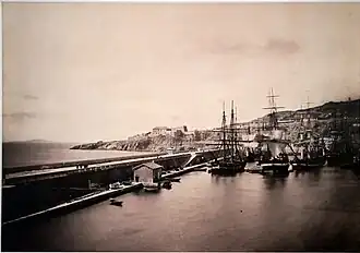 Fin XIX par Gustave Le Gray, le Said au port.