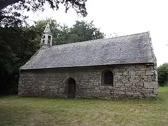 La chapelle Saint-Méen (côté sud).