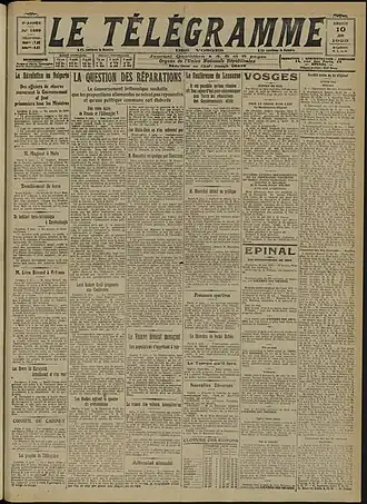 Image illustrative de l’article Le Télégramme des Vosges