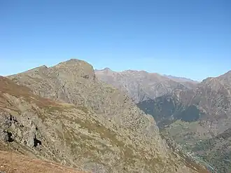 Vue du Tabor depuis le sommet du Piquet de Nantes.