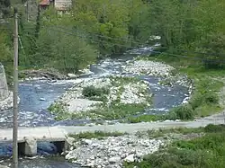 Confluence de la Coumelade avec le Tech.