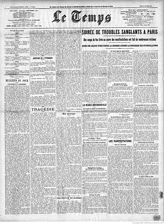 Image illustrative de l’article Le Temps (quotidien français, 1861-1942)