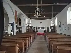 L'intérieur de l'église.