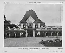 L'entrée du vestibule et du hall.