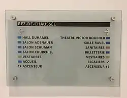 Les différentes salles et salons du nouveau palais des Congrès.