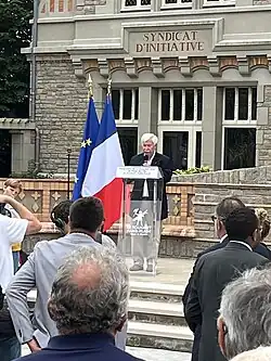 L'hommage à Lucien Ougen.