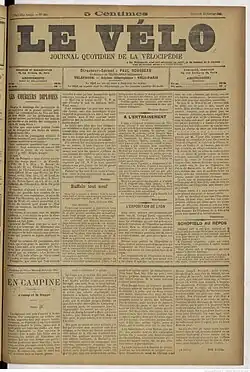 Image illustrative de l’article Le Vélo