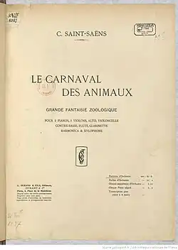 Image illustrative de l’article Le Carnaval des animaux