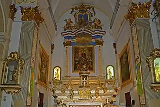 Le chœur de l'église.