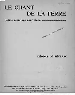 Page de la partition