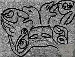 Le diable et les serpents.