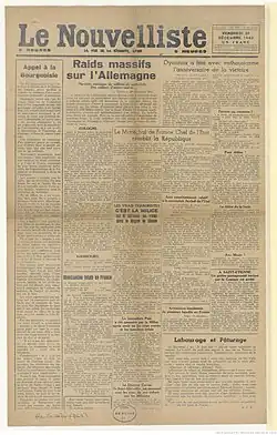 Faux Nouvelliste, p.&nbsp;1.
