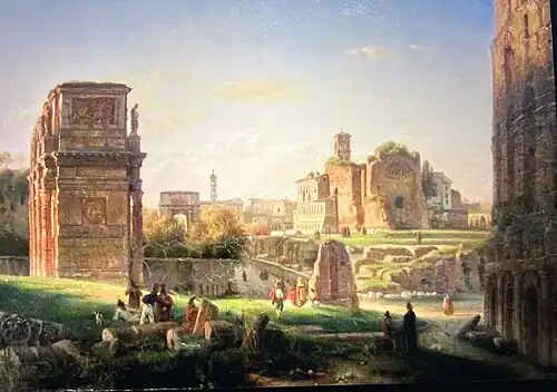 Edmond Joinville, Le Forum romain (deuxième quart du XIXe&nbsp;siècle).