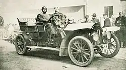 Marc Sorel, ici classé à l'Herkomer Konkurrenz 1906 sur sa Lorraine-Dietrich.