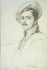 Le Général Cabrera (1840) représenté à la Sablière.