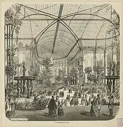 Le Jardin d'Hiver à Paris.