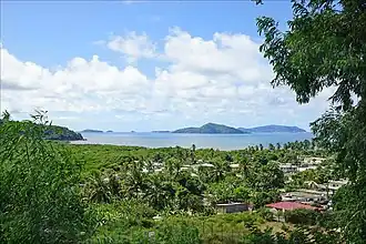 Panorama des hauteurs de Dembéni.