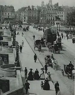 Vue du Pont-Neuf vers 1860. Photographie d'Adolphe Braun.
