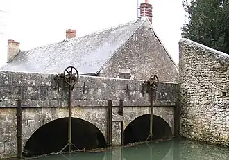 Pont sur la Cisse Landaise,Landes-le-Gaulois.