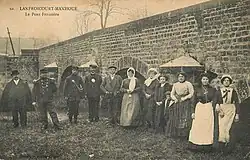 Pont frontière entre Lanfroicourt (France) et Manhoué (Moselle annexée)