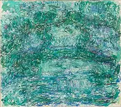 "Le pont japonais" (1918–1924) de Claude Monet - collection Hideaki Fukutake (W 1920)