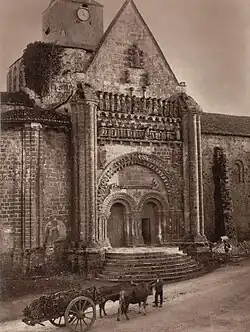 Le portail nord, par Jules Robuchon.