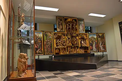 Le retable de Fisenne, conservé au musée Gaspar.