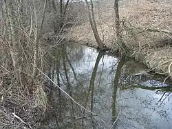 Le ruisseau de L'Hien en bas de Montrevel