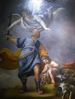 Le sacrifice d'Abraham, 1620-1640, Jean Mosnier.