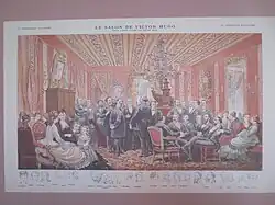Le salon de Victor Hugo, par Adrien Marie - La Chronique illustrée