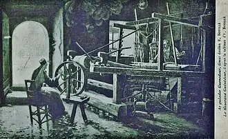 Le tisserand Guénédour (d'après le tableau d'Étienne Bouillé).