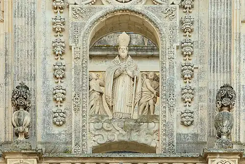 Détail de la façade nord.