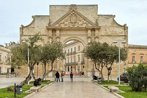 Vue depuis la Viale dell'Università.