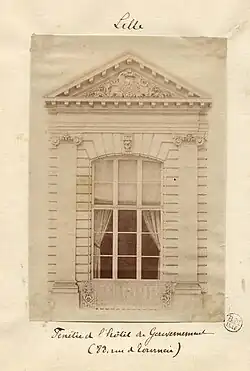 Fenêtre de l’ancien hôtel du gouvernement