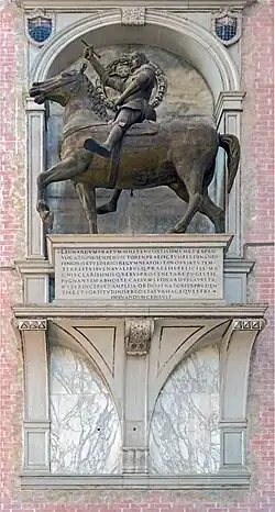 Monument équestre de Leonardo da Prato
