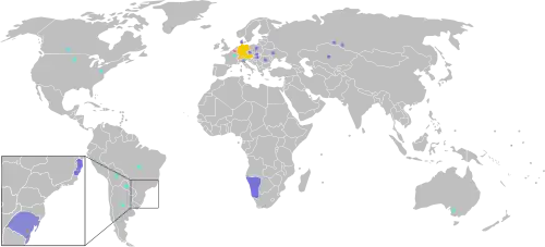 Image illustrative de l’article Répartition géographique de l'allemand