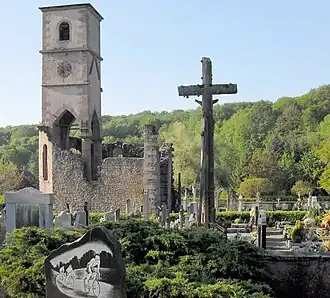 Ruines de l'ancienne église de Saint-Blaise.